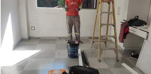 Bathroom renovation project