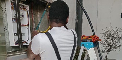 Solar panel installation